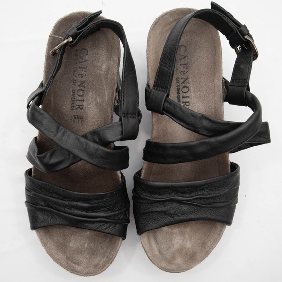 & Other Stories Black and Tan Sandals - Picture 9 of 11